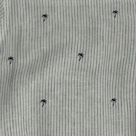 Women's Rails Charlie Mini Palms Royal Blue Stripe Shirt - XS - Picture 11 of 11